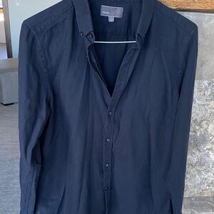 VINCE men’s wool cotton shirt L